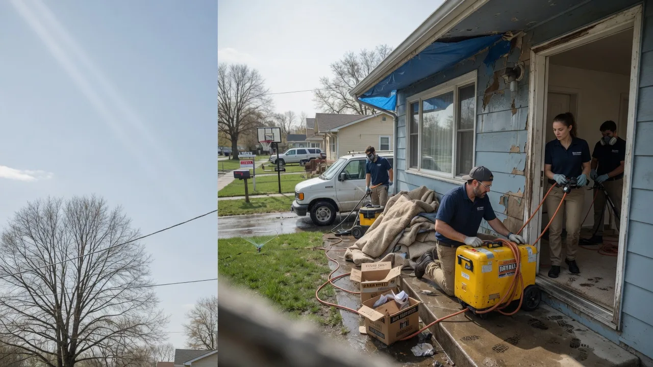 Basement Flood Cleanup in Borden, IN near me